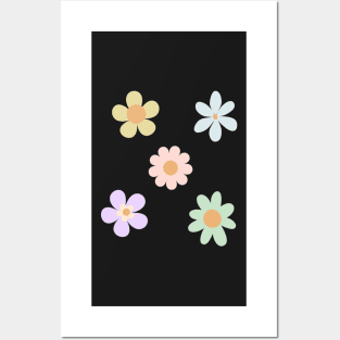 Bib flower pastel Posters and Art